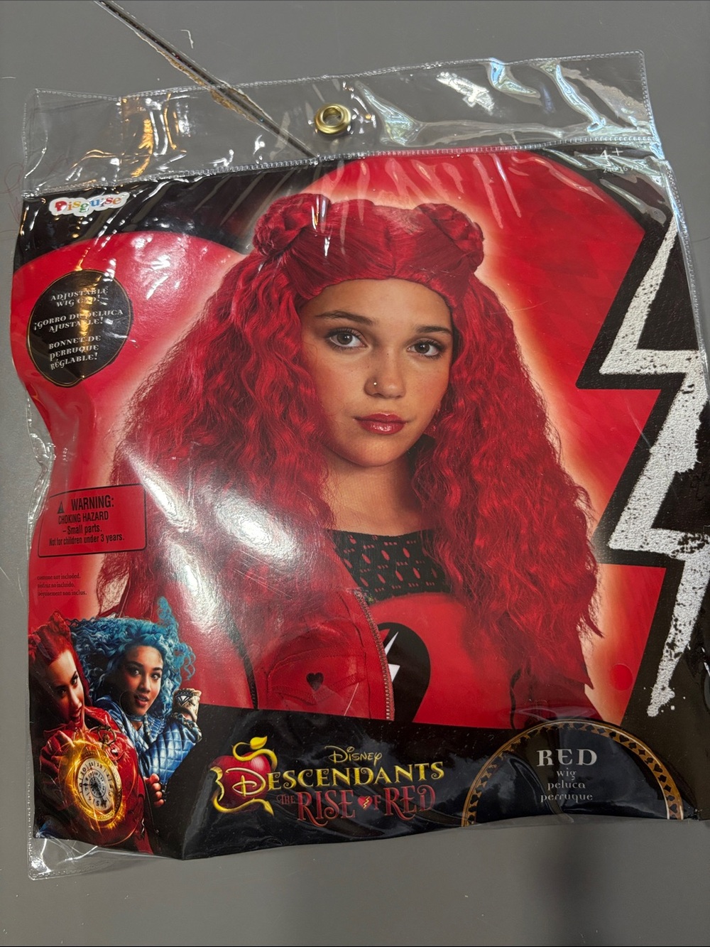 Disney Red Long Wavy Wig – Descendants Style